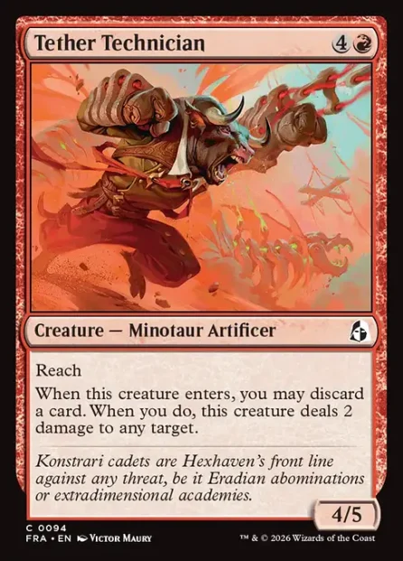 Tether Technician, Reality Fracture — Magic: The Gathering card
