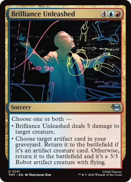 Brilliance Unleashed, Teenage Mutant Ninja Turtles — Magic: The Gathering card