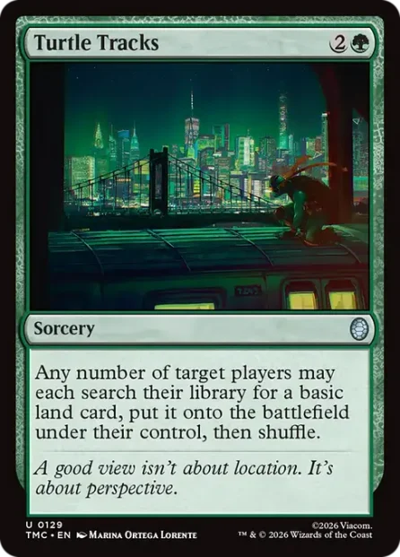 Turtle Tracks, Teenage Mutant Ninja Turtles Eternal — Magic: The Gathering card