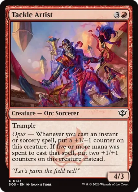Tackle Artist, Secrets of Strixhaven — Magic: The Gathering card