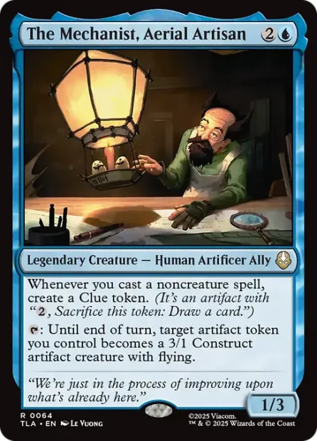 The Mechanist, Aerial Artisan, Avatar: The Last Airbender — Magic: The Gathering card