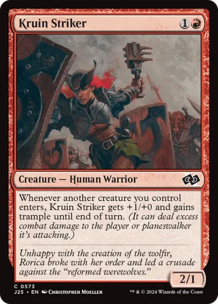 Kruin Striker, Foundations Jumpstart — Magic: The Gathering card
