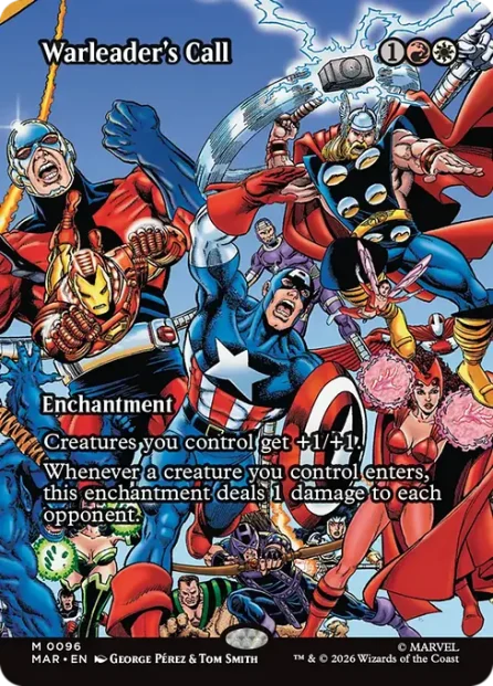 Warleader's Call, Marvel Universe — Magic: The Gathering card
