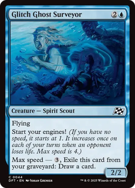 Glitch Ghost Surveyor, Aetherdrift — Magic: The Gathering card