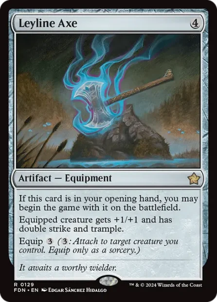 Leyline Axe, Foundations — Magic: The Gathering card