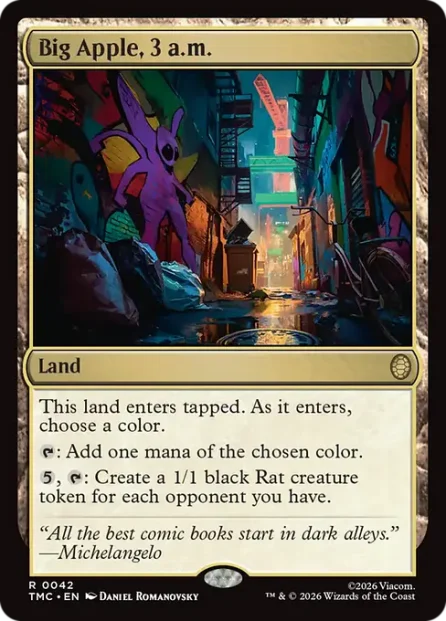 Big Apple, 3 a.m., Teenage Mutant Ninja Turtles Eternal — Magic: The Gathering card