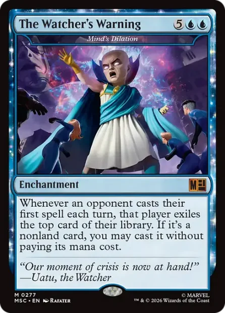 Mind's Dilation, Marvel Super Heroes Commander — Magic: The Gathering card