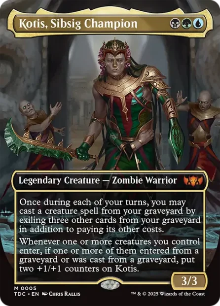 Kotis, Sibsig Champion, Tarkir: Dragonstorm Commander — Magic: The Gathering card