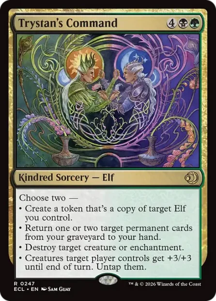 Trystan's Command, Lorwyn Eclipsed — Magic: The Gathering card