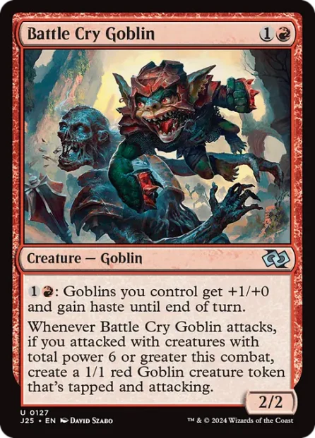 Battle Cry Goblin, Foundations Jumpstart — Magic: The Gathering card