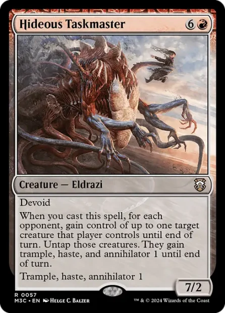 Hideous Taskmaster, Modern Horizons 3 Commander — Magic: The Gathering card