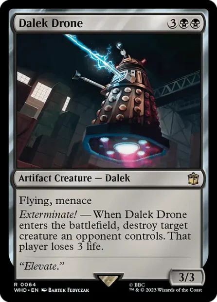 Dalek Drone, Doctor Who — Magic: The Gathering card