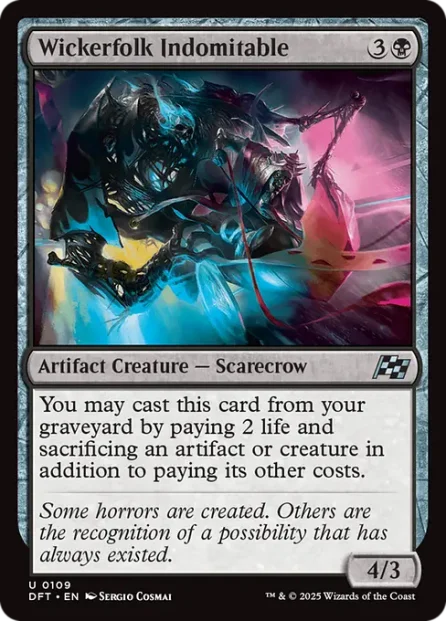 Wickerfolk Indomitable, Aetherdrift — Magic: The Gathering card