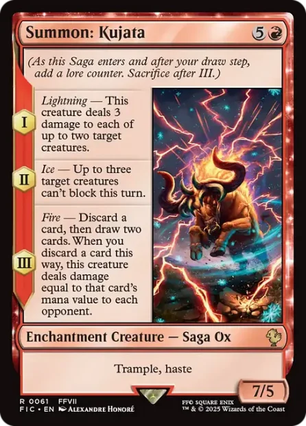 Summon: Kujata, Final Fantasy Commander — Magic: The Gathering card