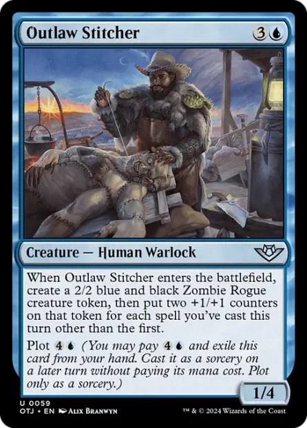 Outlaw Stitcher, Outlaws of Thunder Junction — Magic: The Gathering card