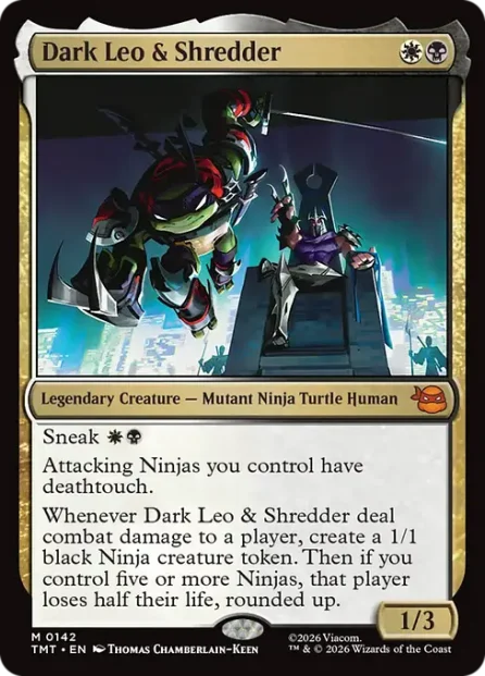Dark Leo & Shredder, Teenage Mutant Ninja Turtles — Magic: The Gathering card