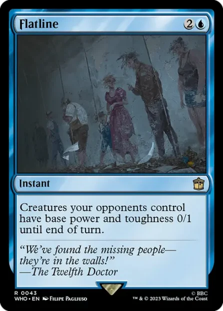 Flatline, Doctor Who — Magic: The Gathering card