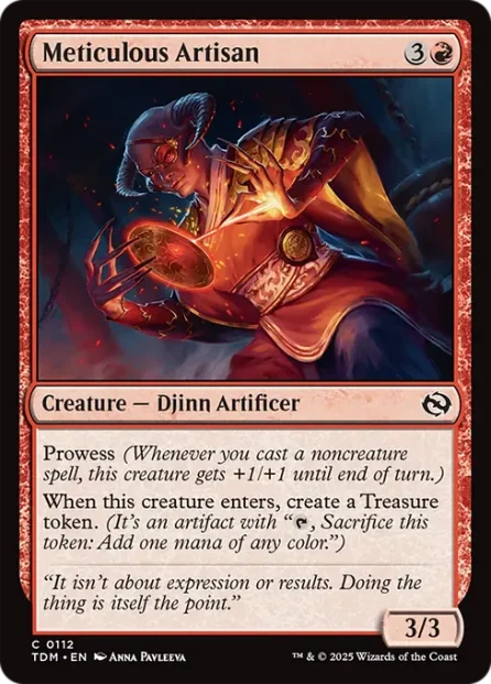 Meticulous Artisan, Tarkir: Dragonstorm — Magic: The Gathering card