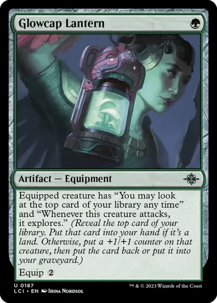 Glowcap Lantern, The Lost Caverns of Ixalan — Magic: The Gathering card