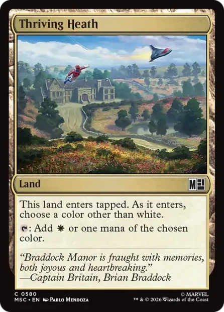 Thriving Heath, Marvel Super Heroes Commander — Magic: The Gathering card