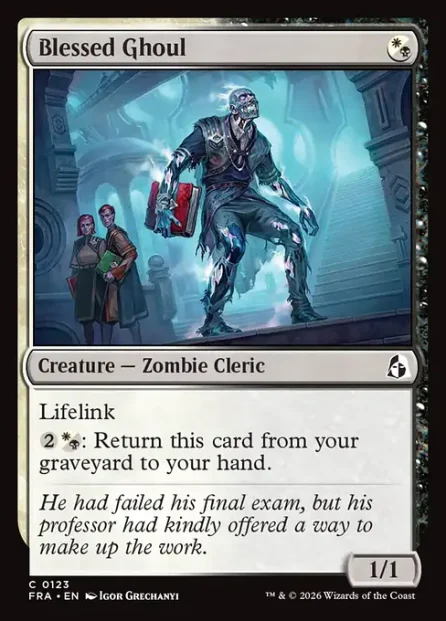 Blessed Ghoul, Reality Fracture — Magic: The Gathering card