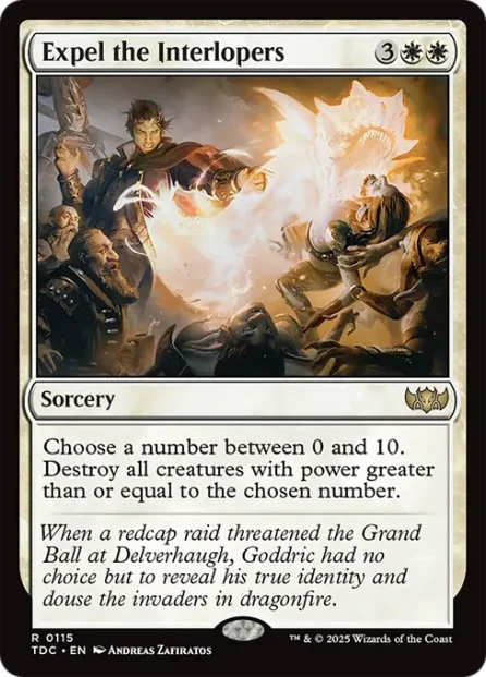 Expel the Interlopers, Tarkir: Dragonstorm Commander — Magic: The Gathering card
