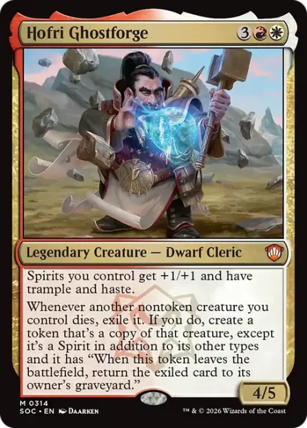 Hofri Ghostforge, Secrets of Strixhaven Commander — Magic: The Gathering card