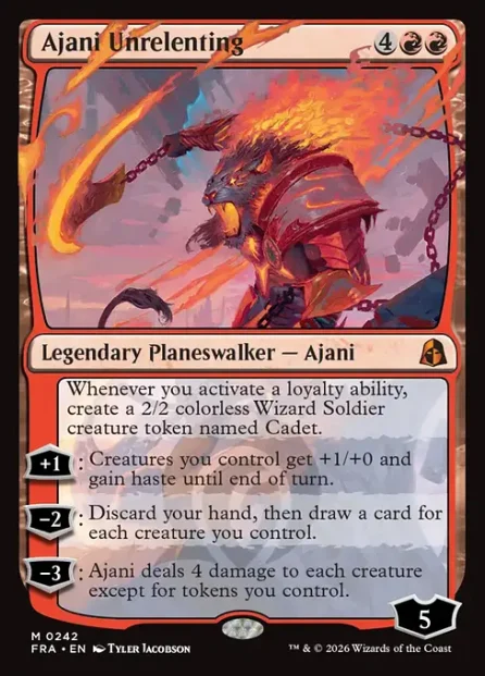 Ajani Unrelenting, Reality Fracture — Magic: The Gathering card