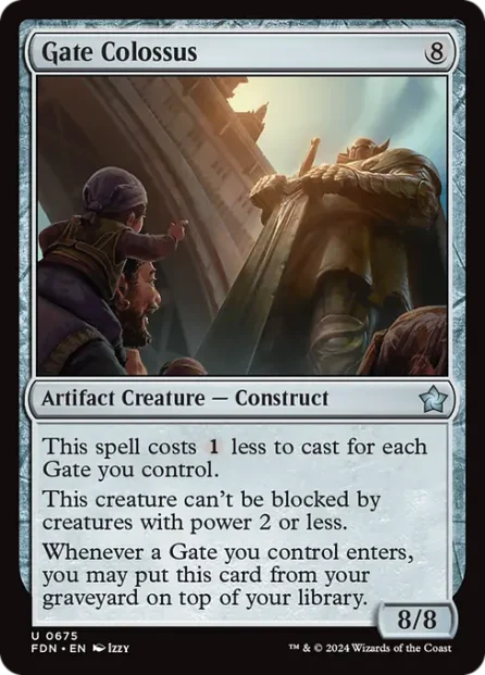 Gate Colossus, Foundations — Magic: The Gathering card