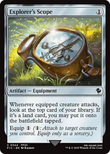 Explorer's Scope, Final Fantasy Commander — Magic: The Gathering card