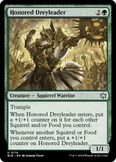 Honored Dreyleader, Bloomburrow — Magic: The Gathering card