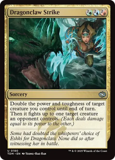Dragonclaw Strike, Tarkir: Dragonstorm — Magic: The Gathering card