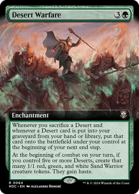 Desert Warfare, Modern Horizons 3 Commander — Magic: The Gathering card