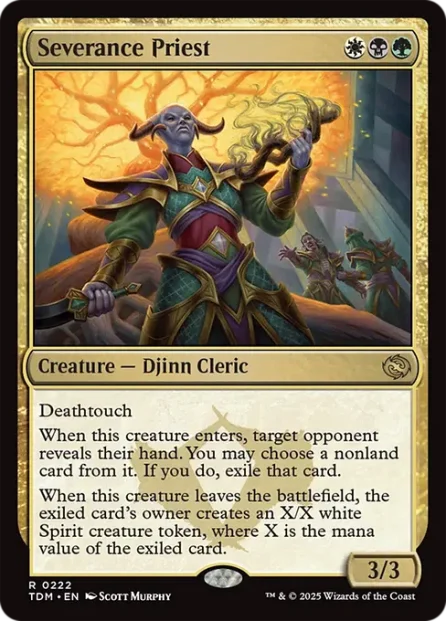 Severance Priest, Tarkir: Dragonstorm — Magic: The Gathering card