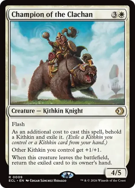 Champion of the Clachan, Lorwyn Eclipsed Promos — Magic: The Gathering card