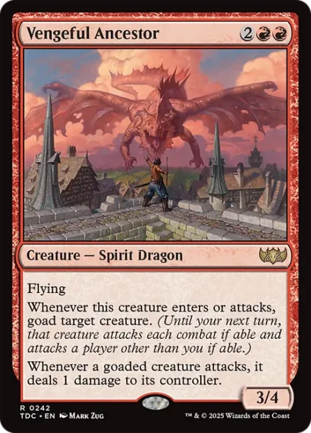 Vengeful Ancestor, Tarkir: Dragonstorm Commander — Magic: The Gathering card