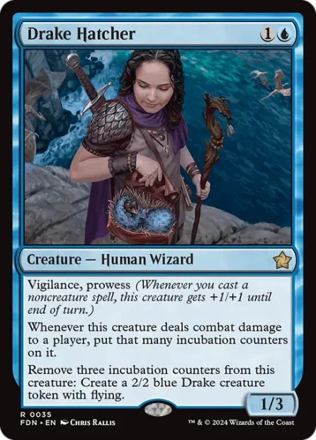 Drake Hatcher, Foundations — Magic: The Gathering card