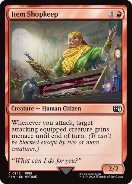 Item Shopkeep, Final Fantasy — Magic: The Gathering card