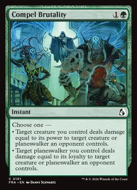 Compel Brutality, Reality Fracture — Magic: The Gathering card