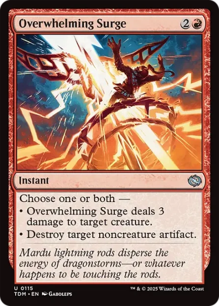 Overwhelming Surge, Tarkir: Dragonstorm — Magic: The Gathering card