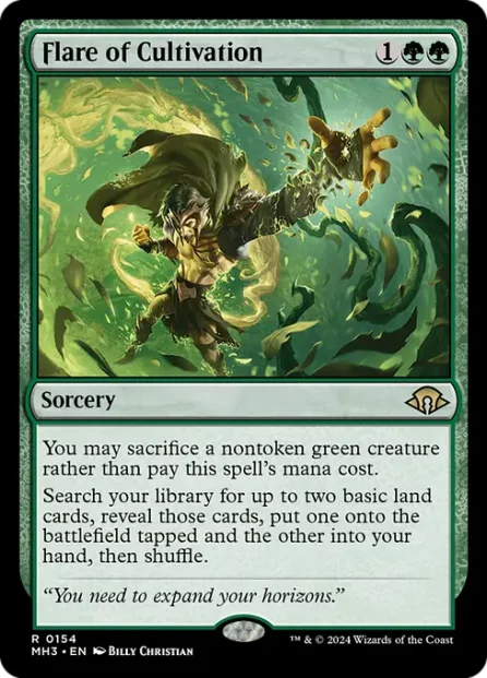Flare of Cultivation, Modern Horizons 3 — Magic: The Gathering card