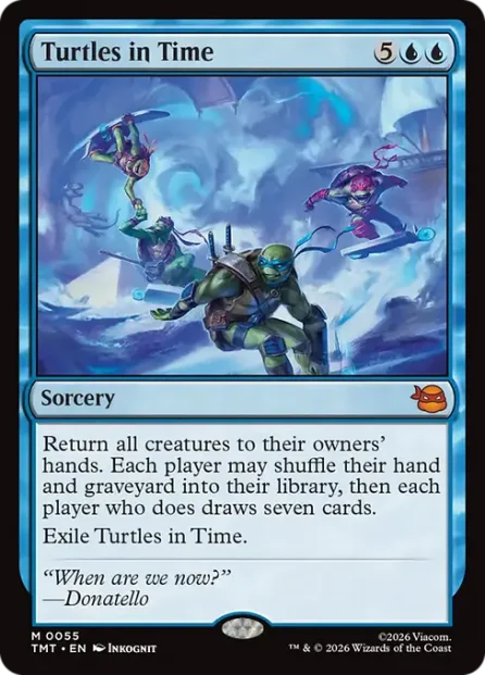 Turtles in Time, Teenage Mutant Ninja Turtles — Magic: The Gathering card