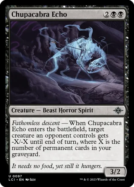 Chupacabra Echo, The Lost Caverns of Ixalan — Magic: The Gathering card
