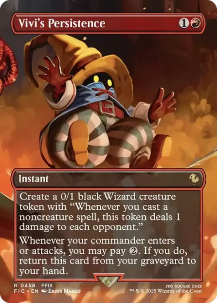 Vivi's Persistence, Final Fantasy Commander — Magic: The Gathering card