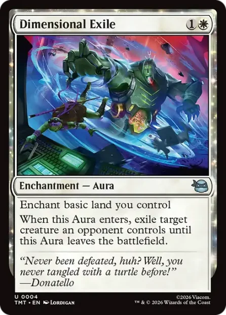 Dimensional Exile, Teenage Mutant Ninja Turtles — Magic: The Gathering card