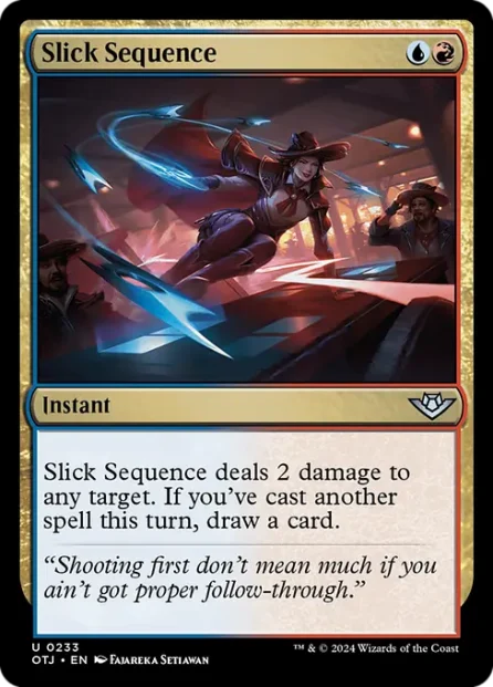 Slick Sequence, Outlaws of Thunder Junction — Magic: The Gathering card