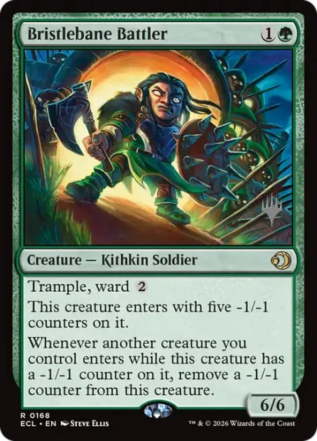 Bristlebane Battler, Lorwyn Eclipsed Promos — Magic: The Gathering card