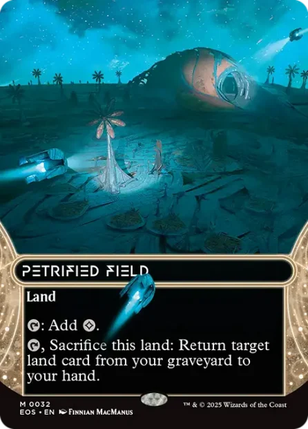 Petrified Field, Edge of Eternities: Stellar Sights — Magic: The Gathering card