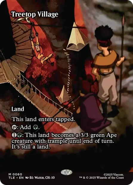 Treetop Village, Avatar: The Last Airbender Eternal — Magic: The Gathering card