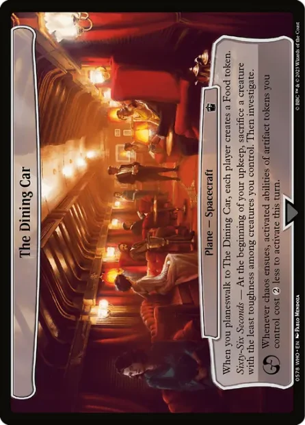 The Dining Car, Doctor Who — Magic: The Gathering card